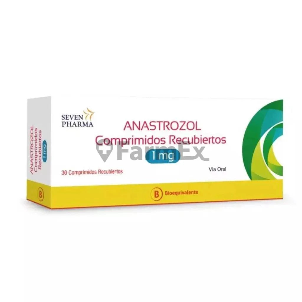 Anastrozol 1 mg x 30 comprimidos "Ley Cenabast" Seven Pharma